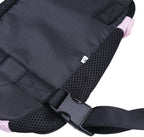 Pet Dog Puppy Cat Carrier Five Holes Backpack Double Shoulder Straps Canvas - Image 4
