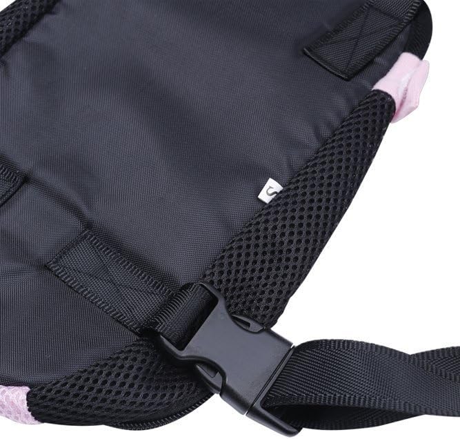 Pet Dog Puppy Cat Carrier Five Holes Backpack Double Shoulder Straps Canvas - Image 4