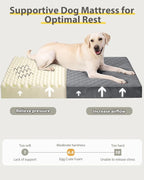 Orthopedic Dog Beds for Extra Large Dogs Waterproof Pet Mattress - Image 3