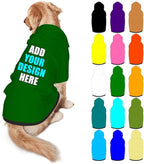 Custom Dog Hoodie Personalized Photo Text Logo Name Dog Clothes, Soft & Warm by Mynvzrk