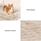 FUNNY FUZZY Pet Fluffy Fuzzy Calming Dog Couch Bed Sofa Protector Washable Pets - Image 2