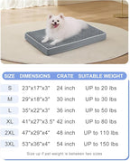 KSIIA Dog Bed for Crate Pad Waterproof for Medium Dogs - Image 6