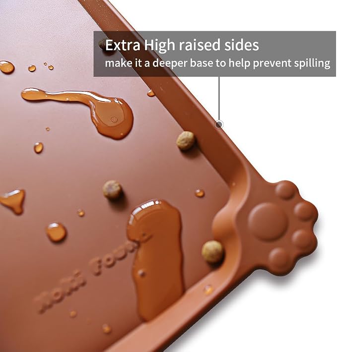 Hoki Found Large Silicone Non Slip Pet Feeding Mats - Image 2
