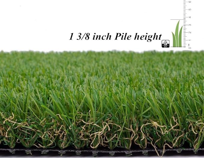 ALTRUISTIC Artificial Grass 10FTX11FT, Realistic Fake Grass Deluxe Turf - Image 2