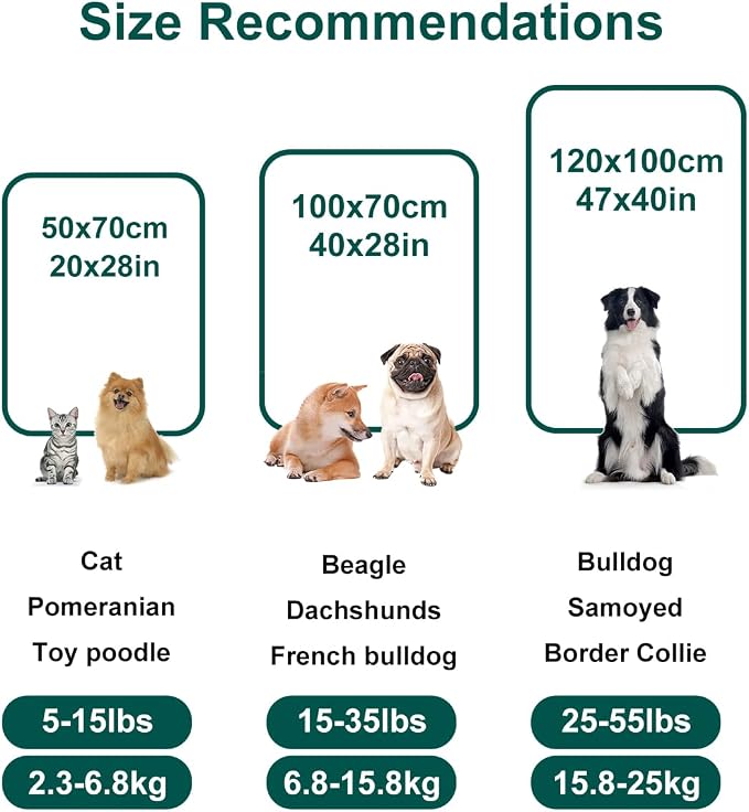 Onarway Dog Blanket Washable for Puppy: 4 Packs Dog Blankets 28”x20” - Image 3