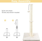 Dimaka 34" Height Tall Cat Scratching Post, Claw Scratcher - Image 5