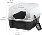 IRIS USA Large Cat Litter Box - Image 2