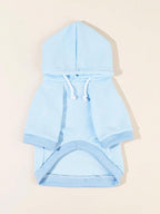 QWINEE Basic Dog Hoodie Sweatshirt Puppy Sweater Warm Cat Costumes Pet Clothes - Image 4