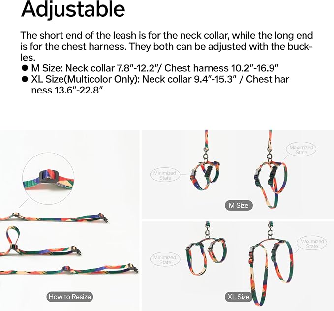 pidan Cat Harness and Leash Set, XL Size - Image 4