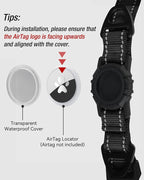 Joytale Airtag Dog Collar, Dual D-Rings, Waterproof Reflective Pet Collar - Image 3
