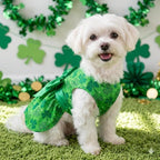 St. Patrick's Day Dog Dress, Soft Breathable Pet Clothes - Image 5