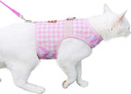Cat Harness and Leash for Walking Escape Proof, Adjustable Cat Vest Harness by Yizhi+Miaow