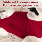 Cat Recovery Suit, Breathable Cat Surgery Recovery Suit Female, Kitten Onesie - Image 7