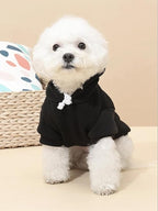 QWINEE Basic Dog Hoodie Sweatshirt Puppy Sweater Warm Cat Costumes Pet Clothes - Image 7