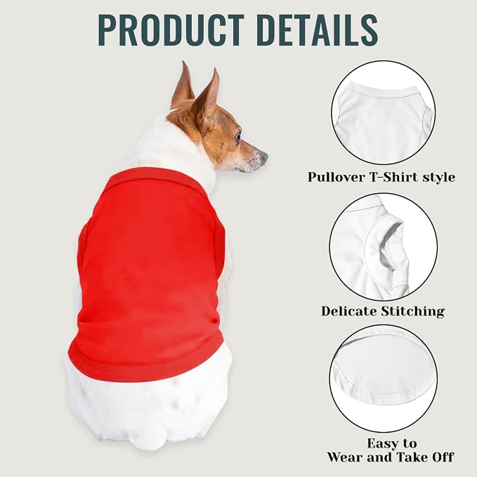 Custom Dog Clothes Shirts for Small Large Dogs Breathable Pet Shirt Customized - Image 4