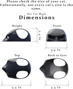 Black Bat Cat Mask and Cloak Costume - Image 4