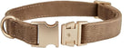 Soft Cotton Dog Collar with Metal Buckle Adjustable Heavy Duty Comfy Corduroy - Image 3