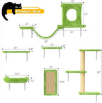 NUNU LAB Wall Mounted Cat Furniture Set - Image 6