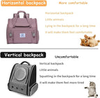 Pet Backpack Carrier for Small Dogs Medium Cats, Breathable and Collapsible - Image 4