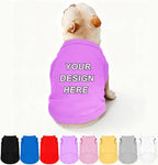 Customized Dog Shirt Custom Pet Clothes T Shirts by Plmoknijb