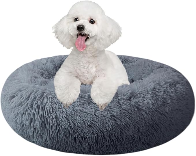 Nisrada Dog Bed for Small Medium Large Dogs, 20 inch Calming, Washable-Round - Image 8