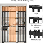 unipaws 86" High Extra Tall Cat Gate, Auto Closing and No Drilling Safety Gate - Image 6