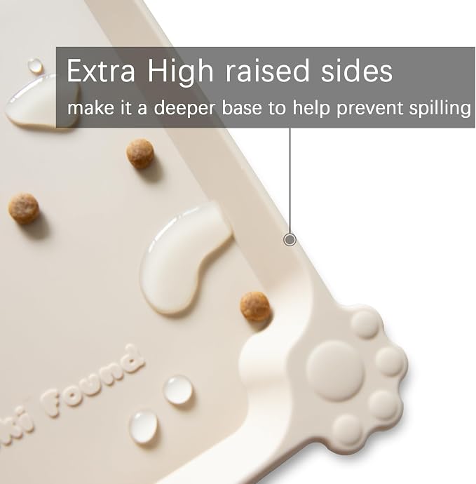 Hoki Found L Silicone Non Slip Pet Dog Cat Bowl Mats - Image 2