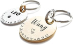 HM001 Cats Dogs ID Tags Personalized Lovely Symbols Pets Collar Name by Acatinthetree