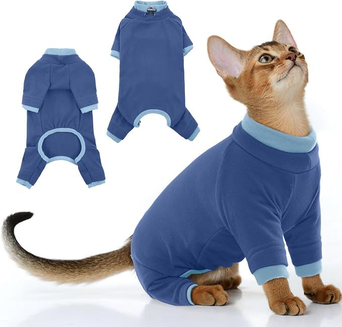PUMYPOREITY Cat Recovery Suit, Stops Wound Licking After Surgery, Sticky Hair by PUMYPOREITY