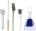 5 PCE Set Bird Cage Cleaner Stainless Steel Poop Remover Bird Cage Accessories by Unknown