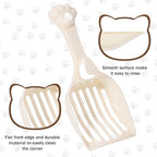 Cat Litter Scoop, Durable Plastic Kitty Litter Sifter Scooper - Image 3