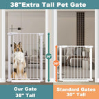 Fairy Baby 38" Extra Tall Pet Gate, 29.5"-48.8" Extra Wide Long Baby Gate - Image 3