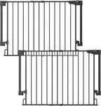 Cumbor 2 Pack 29.2-43" No Bottom Bar Baby Gate by Cumbor