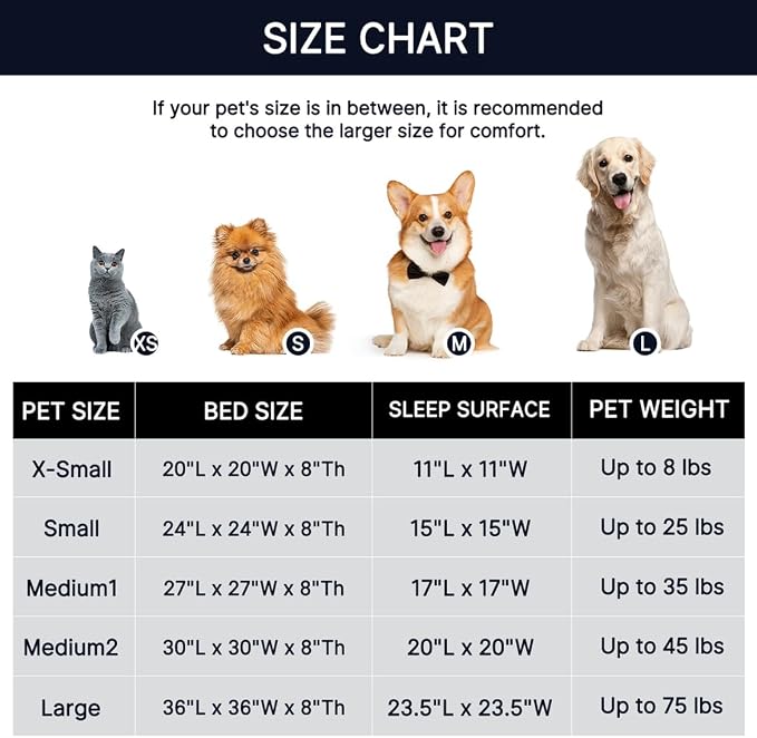 WESTERN HOME WH Calming Dog & Cat Bed - Image 6