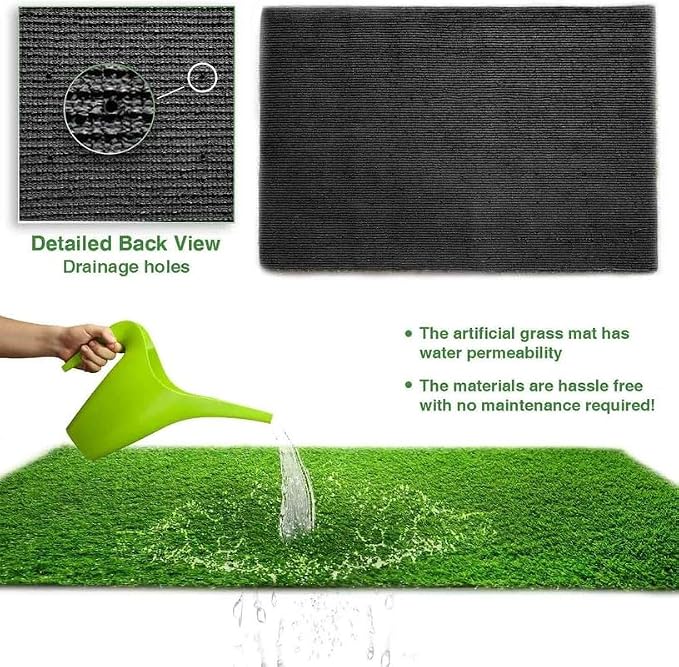 ALTRUISTIC Artificial Grass 11FTX34FT, Realistic Fake Grass Deluxe Turf - Image 5