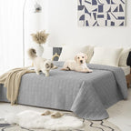 Waterproof and Non-Slip Dog Bed Cover and Pet Blanket Sofa Pet Bed Mat ，car by TcksstexFauxFurDogBedCover