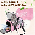 Soft Cat Carrier for Pets Up to 15 lbs, TSA Approved for Airline in-Cabin - Image 4
