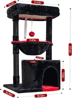 SYANDLVY Gothic Cat Tree with Coffin Bed - Image 2