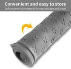 Ptlom Grey Pet Placemat for Dog and Cat, Waterproof Non-Slip Silicone Feeding - Image 9