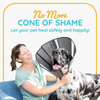 ZenPet Recovery Cone E-Collar for Dogs & Cats – Soft, Comfortable, Safe & - Image 2