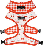 Lucy & Co. Cheery Cherries, Cute Reversible Dog Harness Walking Halter by LucyCo