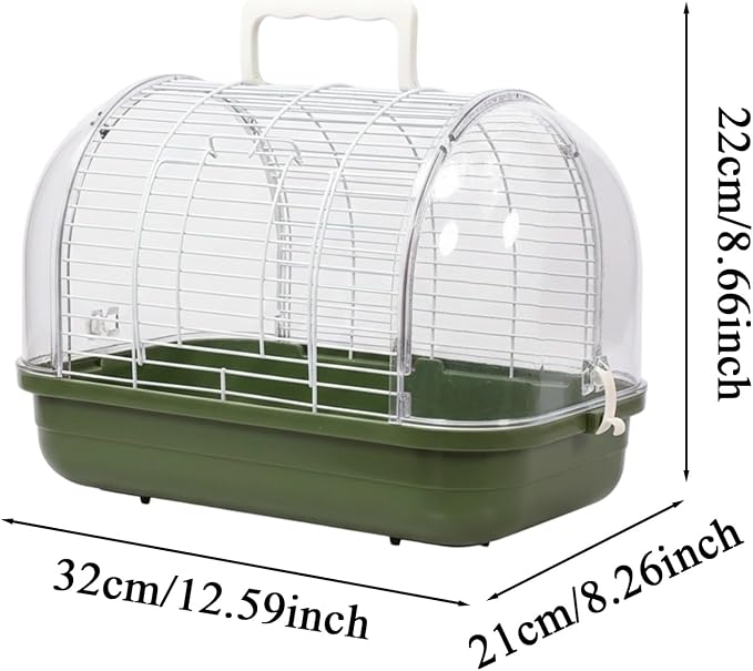 Portable Bird Cage, Bird Travel Carrier - Image 5