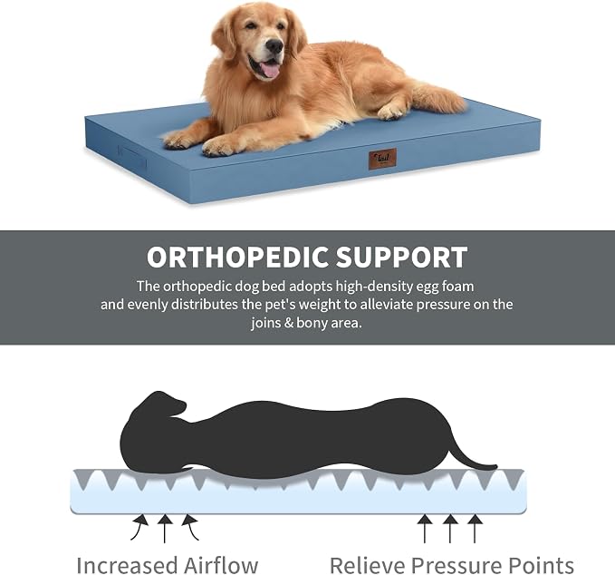 Outdoor All Weather XL Dog Bed, Waterproof Pet Bed - Image 3