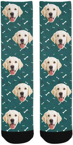 MyPupSocks Custom Personalized Photo Pet Face Socks, Cat and Dog Tracks Paws - Image 5