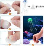 Lpraer 6 Pack Glow Jellyfish Floating Fish Tank Decorations Glowing Effect - Image 5
