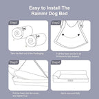 Orthopedic Dog Beds for Large Dogs, Memory Foam Dog Beds Large Sized Dogs - Image 8