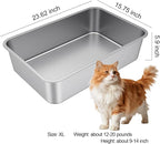 X-Large Stainless Steel Litter Box - Image 2