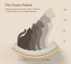 Cat Wall Shelf & Window Perch Combo, Wood Cats Wall Furniture - Image 7