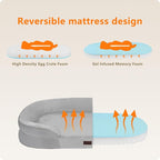 Dwanton Orthopedic Dog Bed for Large Dogs - Image 3