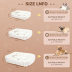 Dog Bed for Small Medium Size Dog, Washable Self Warming Dog Cat Beds for - Image 5
